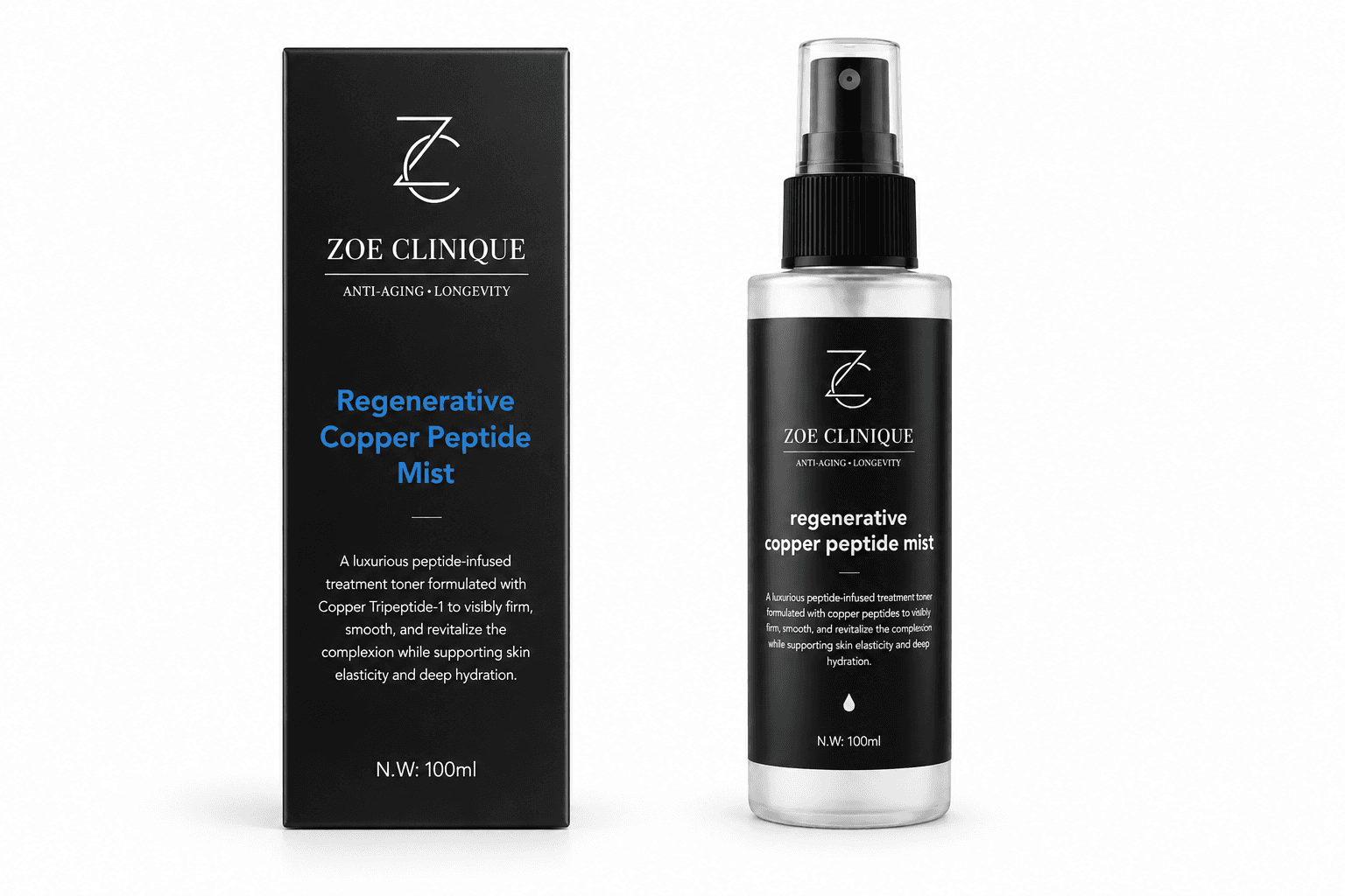 Regenerative Copper Peptide Mist 100 mL